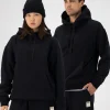 Verdant Merino Organic Cotton Hoody - Black
