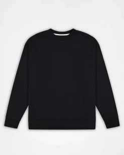 Verdant Merino Organic Cotton Crew - Black