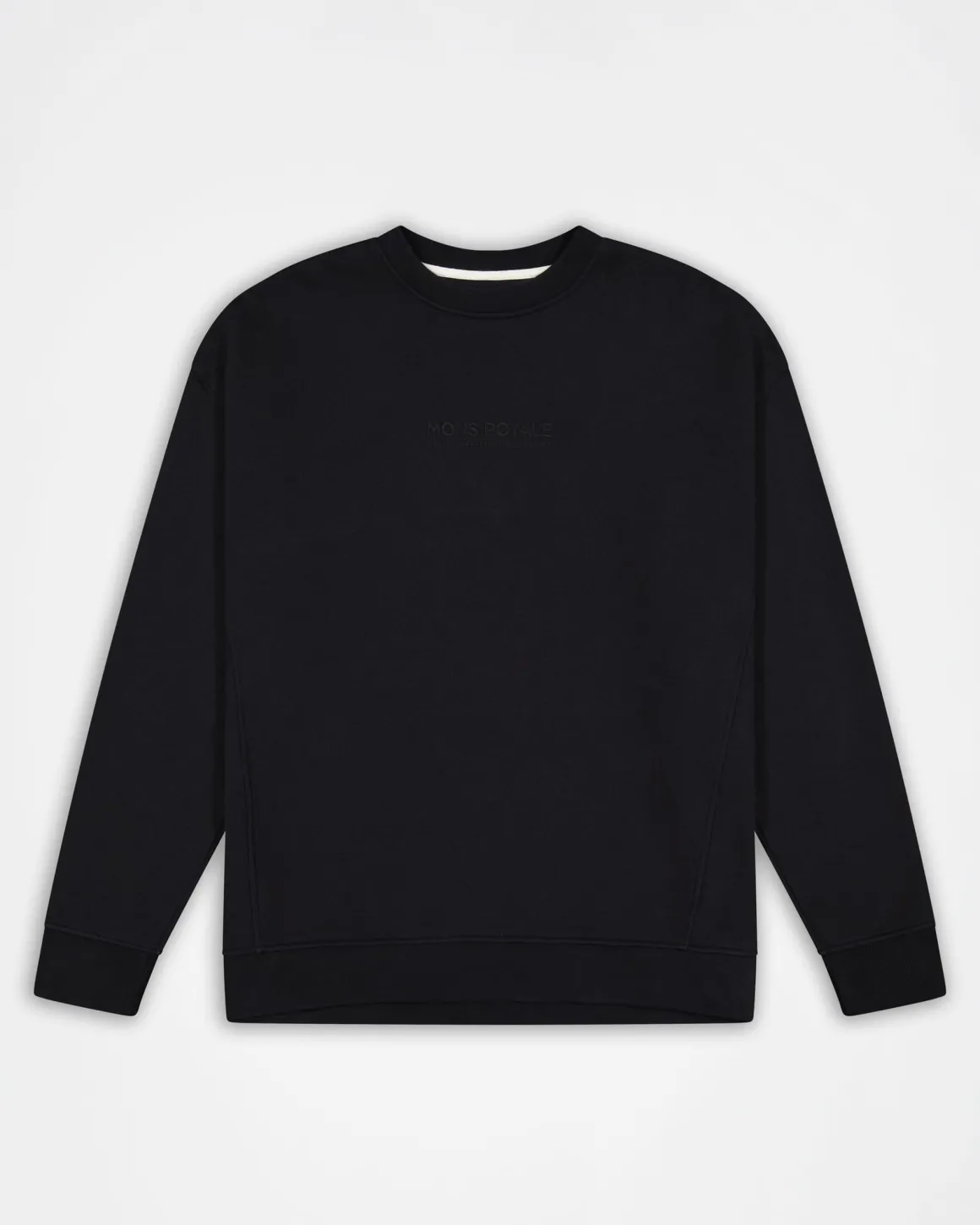 Verdant Merino Organic Cotton Crew - Black