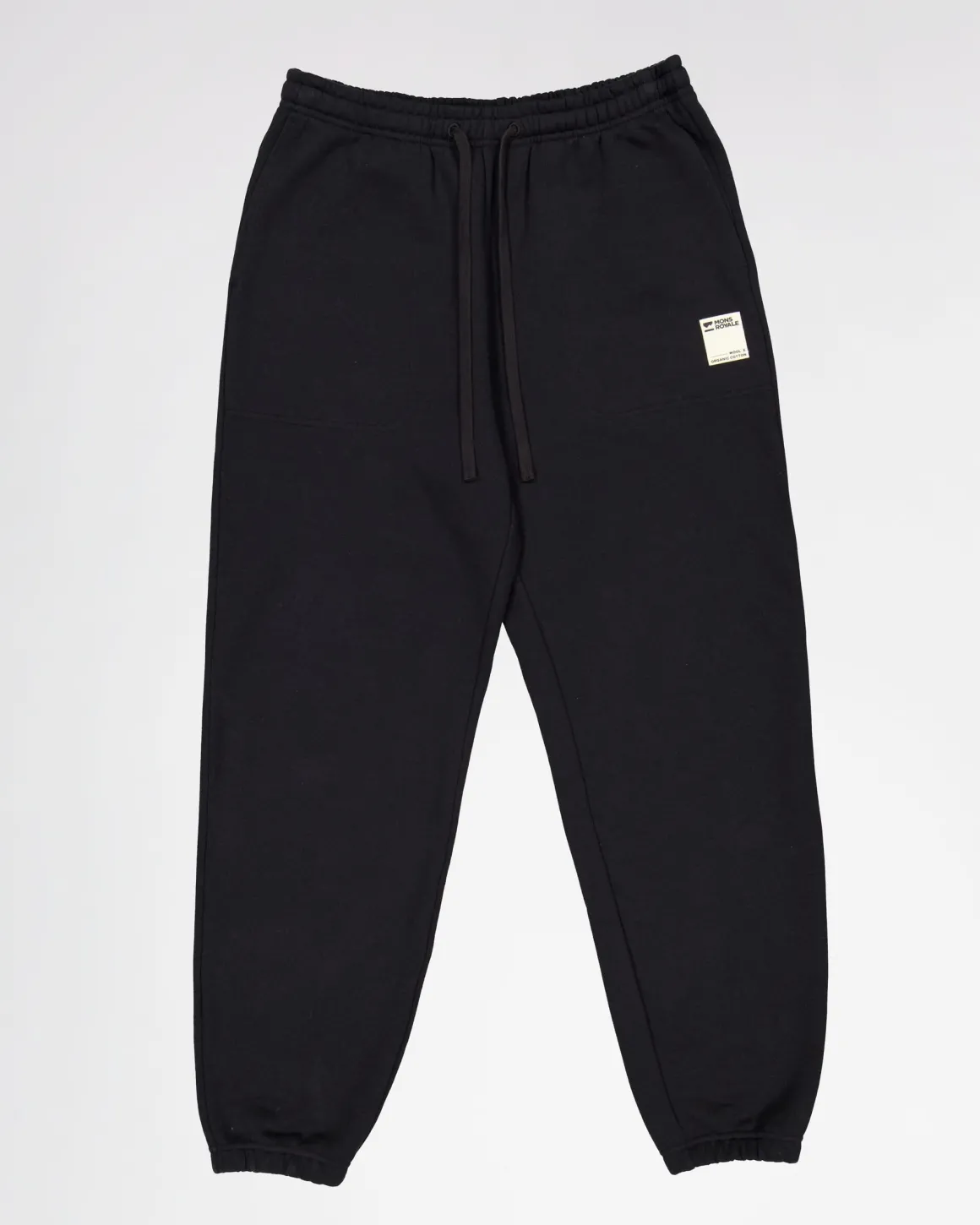 Verdant Merino Organic Cotton Sweatpants - Black