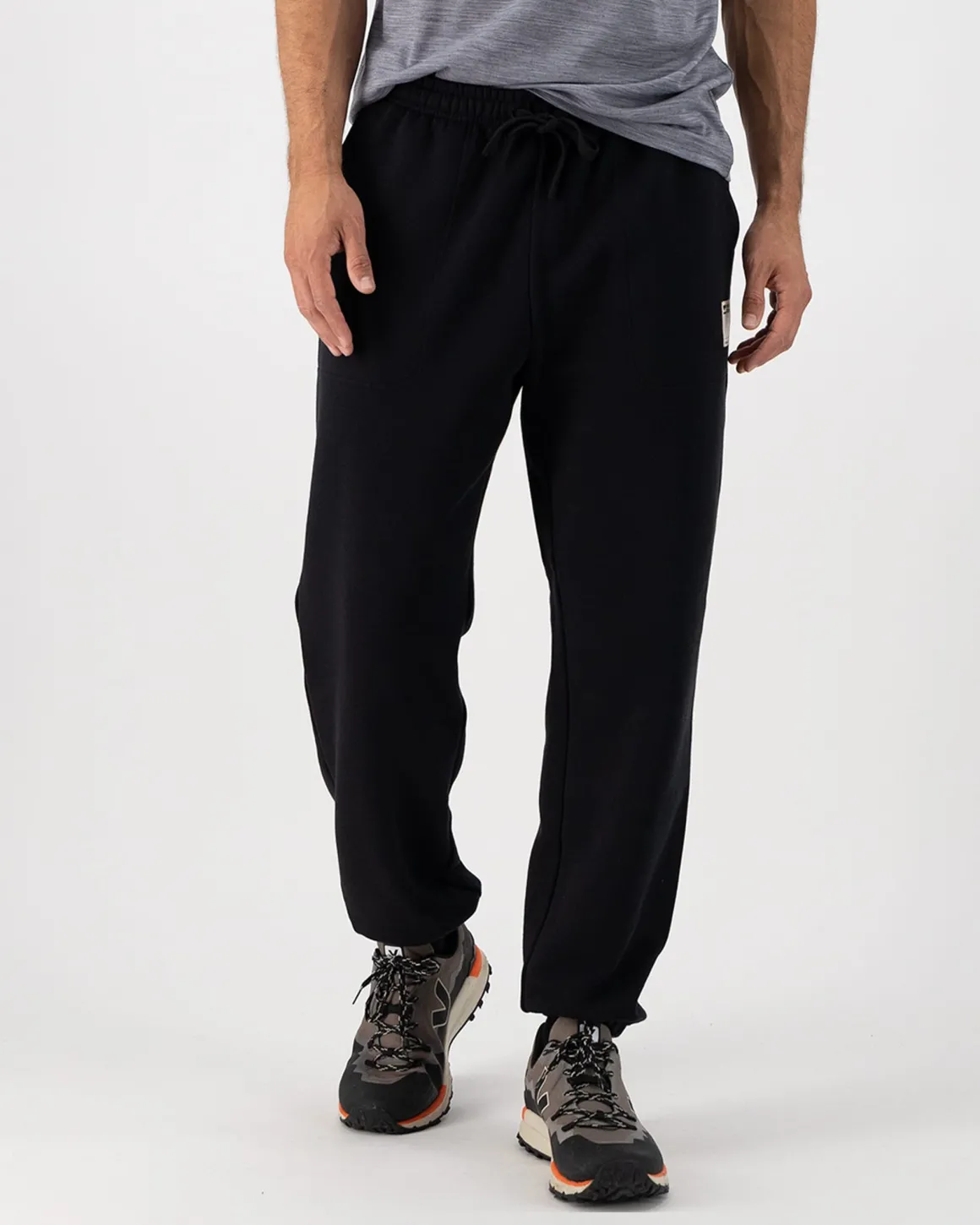 Verdant Merino Organic Cotton Sweatpants - Black