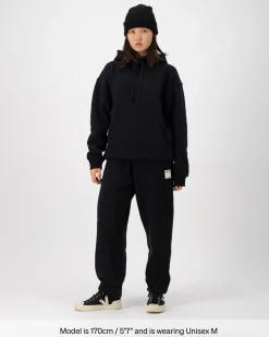 Verdant Merino Organic Cotton Sweatpants - Black