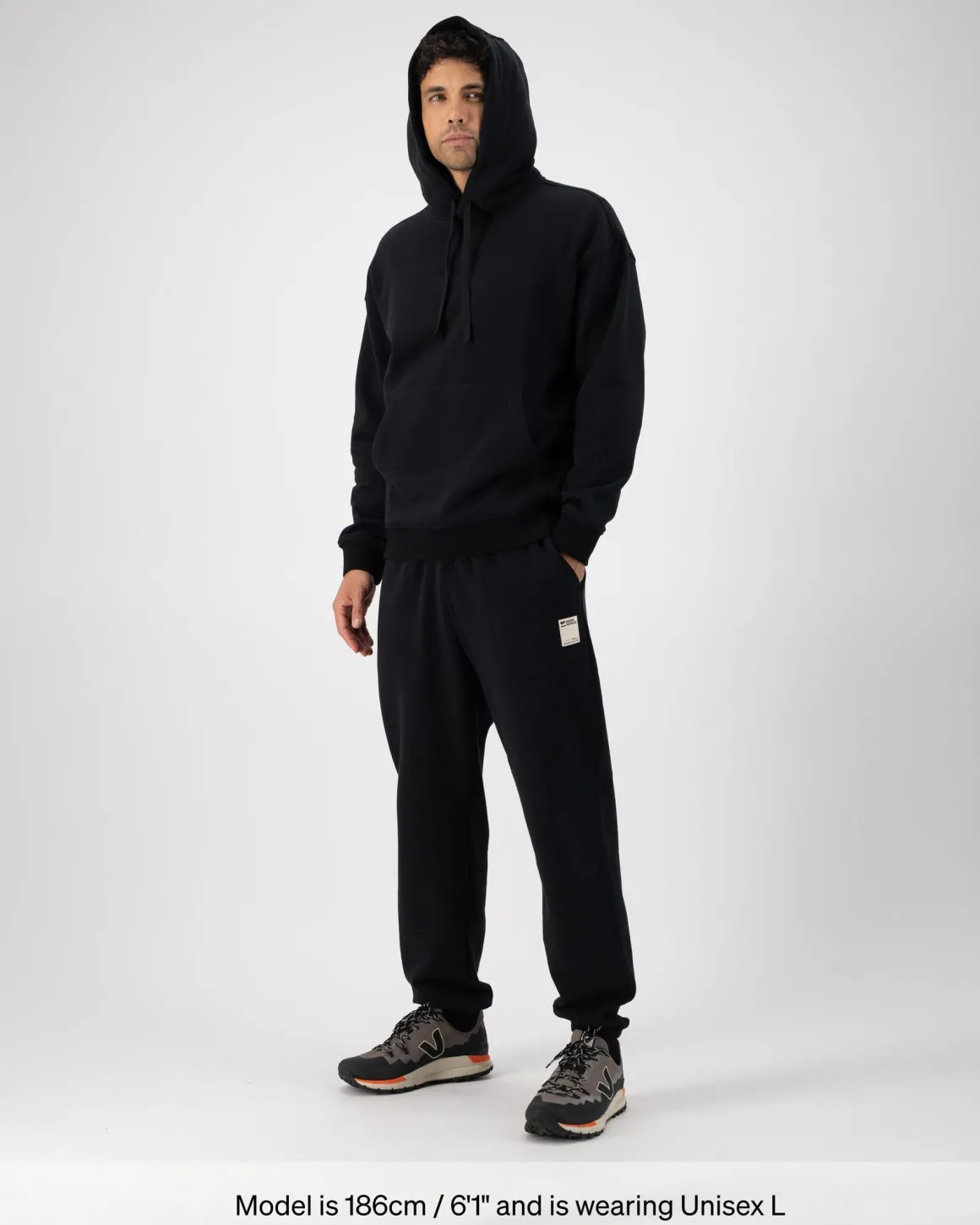 Verdant Merino Organic Cotton Sweatpants - Black