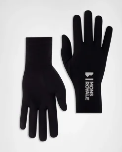 Volta Merino Glove Liners - Black
