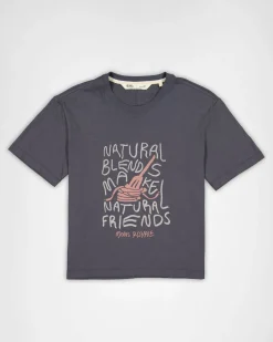 Yonder Merino Organic Cotton T-Shirt - Vintage Black