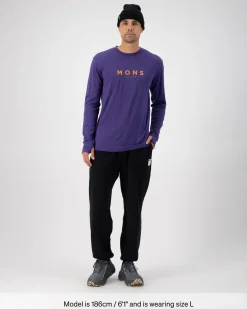 Yotei Merino Classic Long Sleeve - Violet