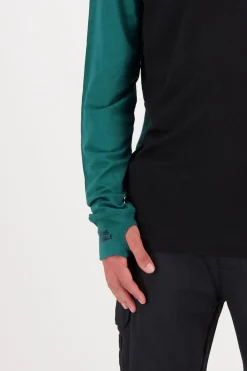 Yotei Merino Long Sleeve - Evergreen Black