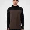 Yotei Merino Powder Hood Long Sleeve - Cedar / Black